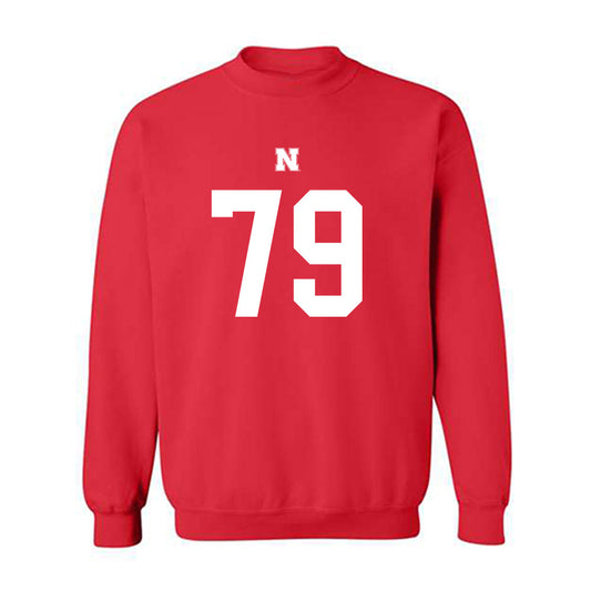 Nebraska - NCAA Football : Shawn Hammerbeck - Fashion Shersey Crewneck Sweatshirt-0