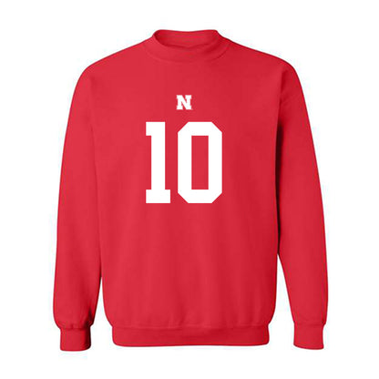 Nebraska - NCAA Football : Anthony Colandrea - Fashion Shersey Crewneck Sweatshirt-0
