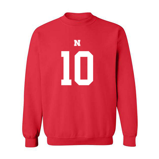 Nebraska - NCAA Football : Anthony Colandrea - Fashion Shersey Crewneck Sweatshirt-0