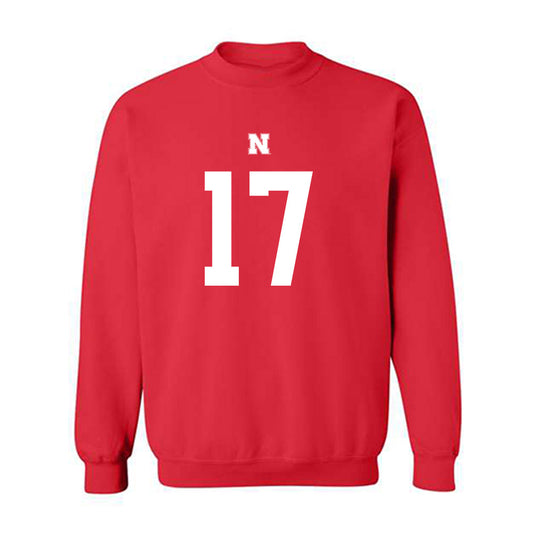 Nebraska - NCAA Football : Willis Mcgahee Iv - Fashion Shersey Crewneck Sweatshirt-0