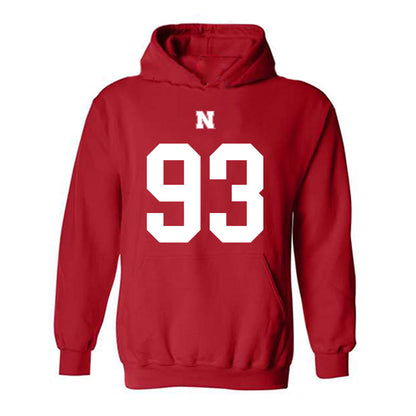 Nebraska - NCAA Football : Kade Pietrzak - Fashion Shersey Hooded Sweatshirt-0