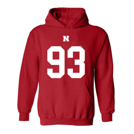 Nebraska - NCAA Football : Kade Pietrzak - Fashion Shersey Hooded Sweatshirt-0