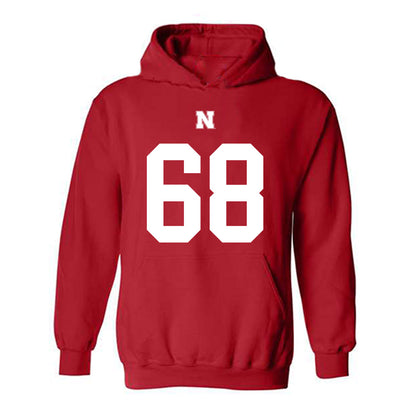 Nebraska - NCAA Football : Preston Taumua - Fashion Shersey Hooded Sweatshirt-0