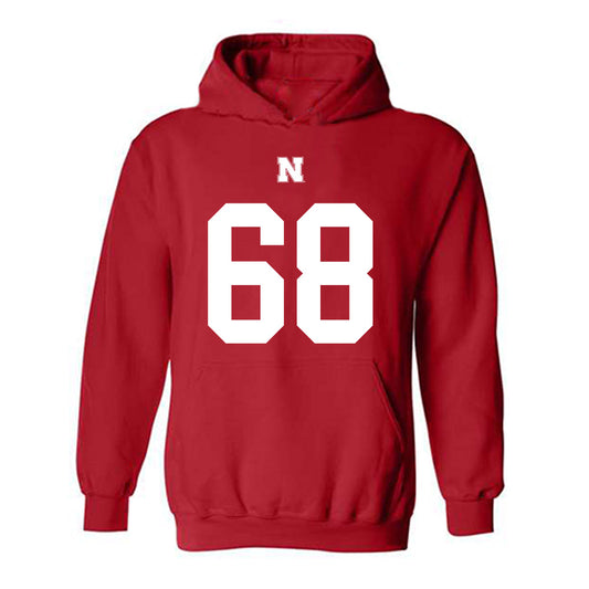 Nebraska - NCAA Football : Preston Taumua - Fashion Shersey Hooded Sweatshirt-0