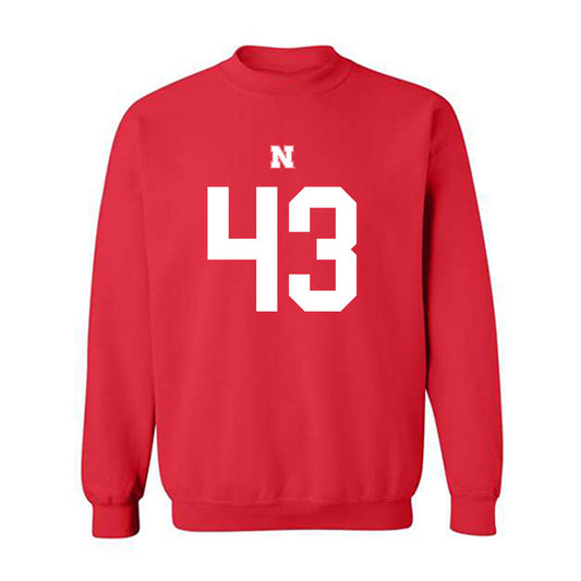 Nebraska - NCAA Football : Will Hawthorne - Fashion Shersey Crewneck Sweatshirt-0