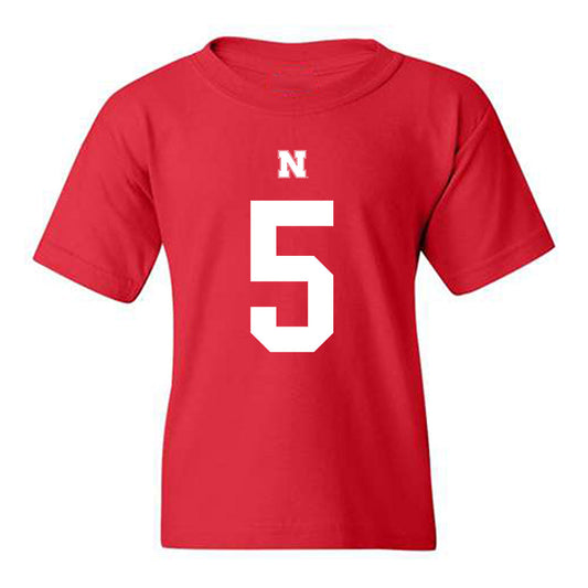 Nebraska - NCAA Football : Mason Jones - Fashion Shersey Youth T-Shirt-0