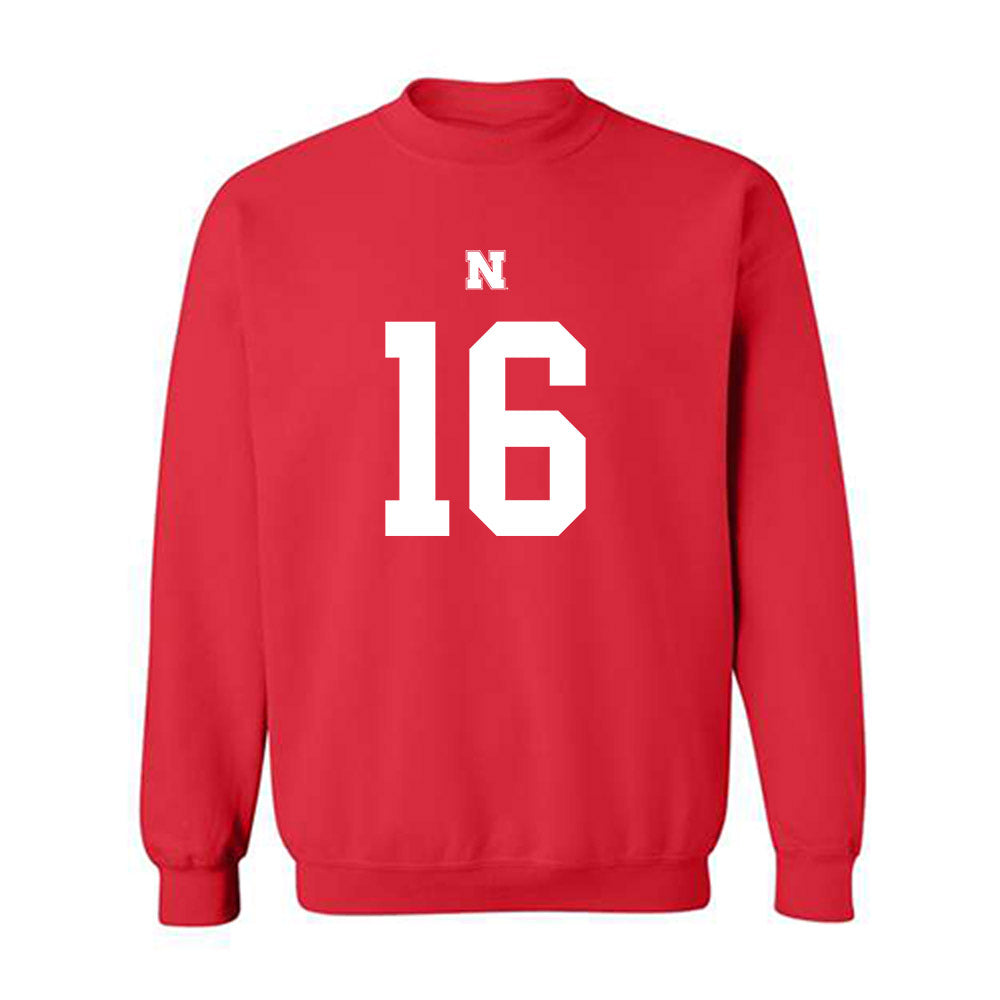 Nebraska - NCAA Football : Danny Odem - Fashion Shersey Crewneck Sweatshirt-0