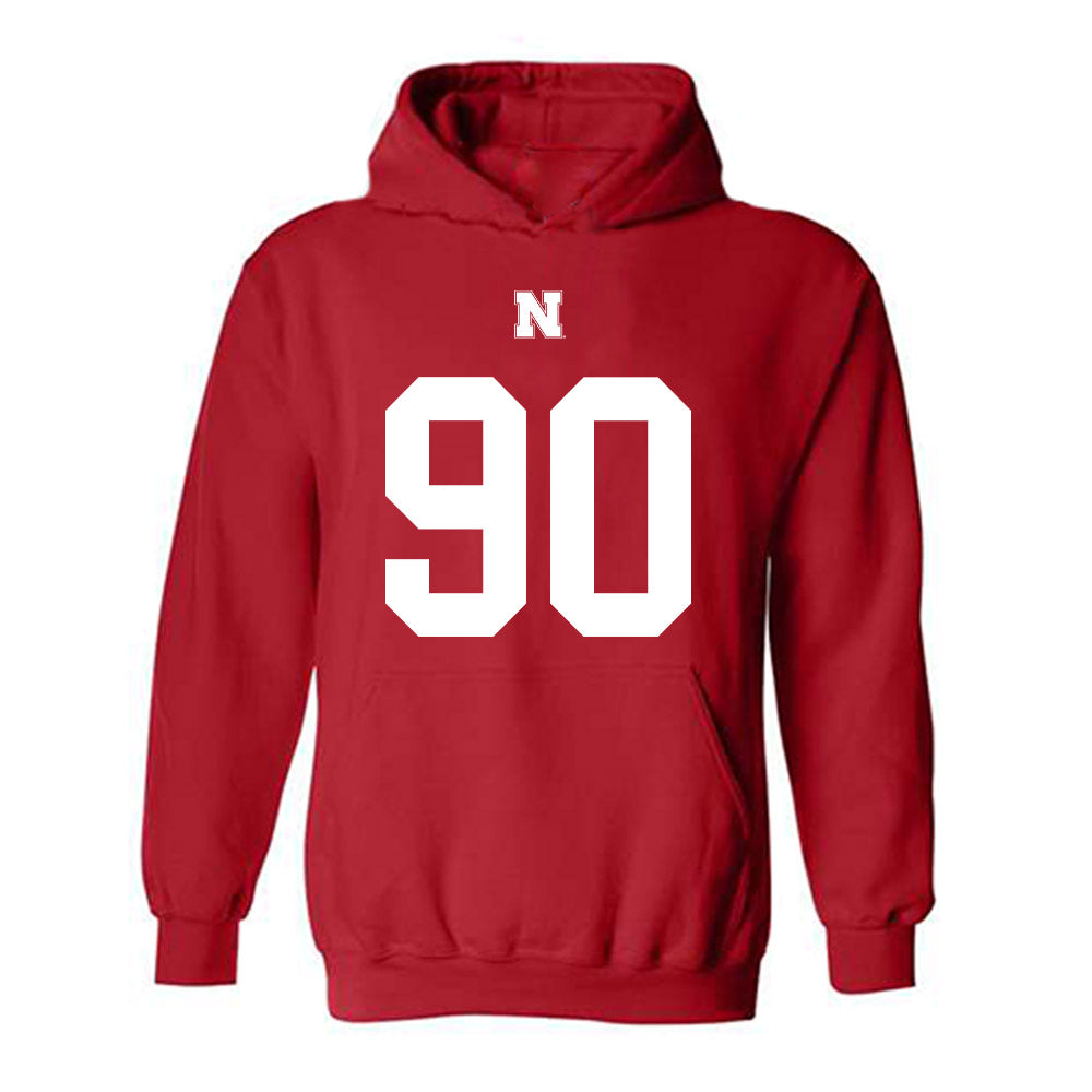 Nebraska - NCAA Football : John Hohl - Fashion Shersey Hooded Sweatshirt-0