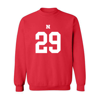 Nebraska - NCAA Football : Braylen Prude - Fashion Shersey Crewneck Sweatshirt-0