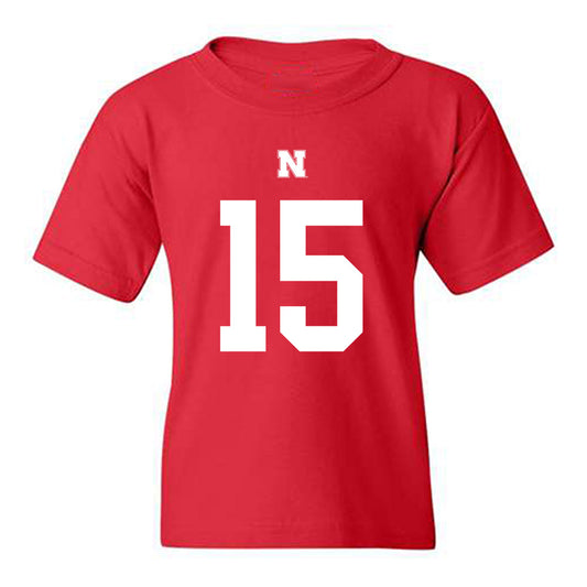 Nebraska - NCAA Football : Anthony Jones Jr. - Fashion Shersey Youth T-Shirt-0