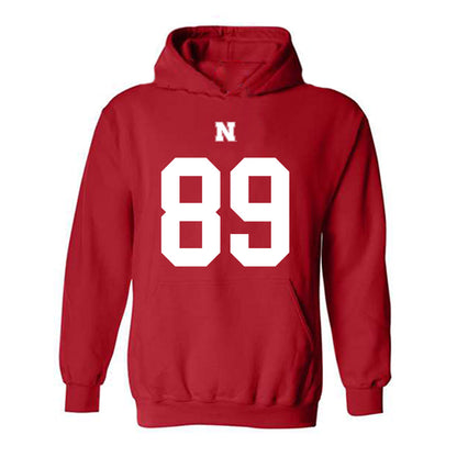 Nebraska - NCAA Football : Quinn Clark - Fashion Shersey Hooded Sweatshirt-0