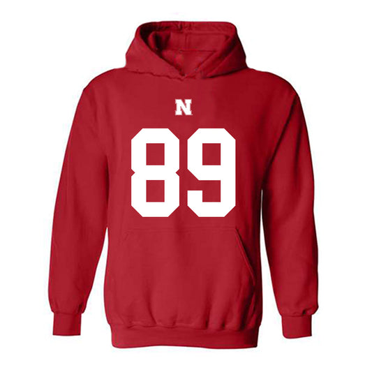 Nebraska - NCAA Football : Quinn Clark - Fashion Shersey Hooded Sweatshirt-0
