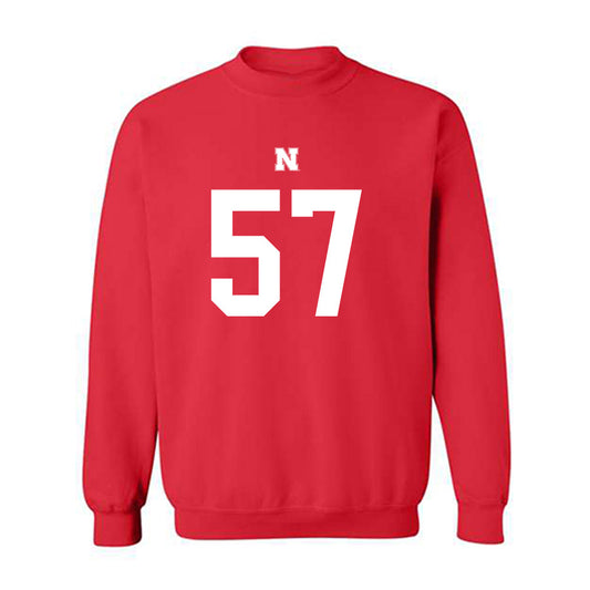 Nebraska - NCAA Football : Elijah Pritchett - Fashion Shersey Crewneck Sweatshirt-0