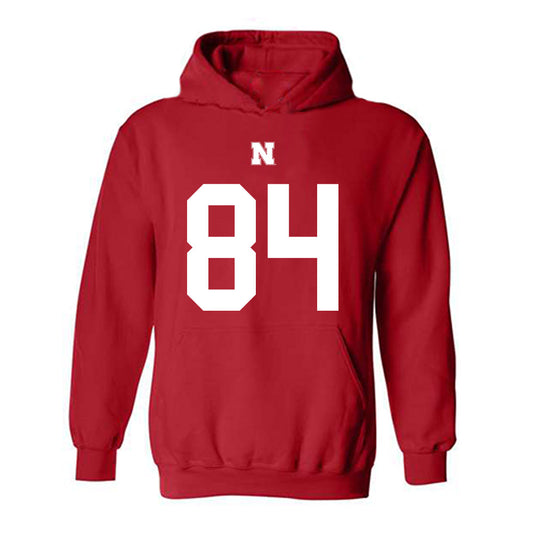 Nebraska - NCAA Football : Isaiah Mozee - Fashion Shersey Hooded Sweatshirt-0