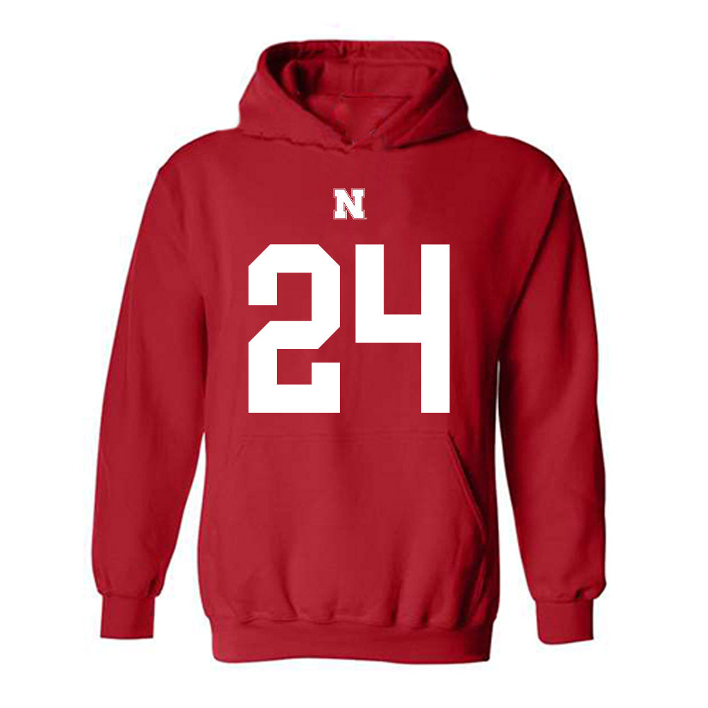 Nebraska - NCAA Football : Dexter Foster - Fashion Shersey Hooded Sweatshirt-0