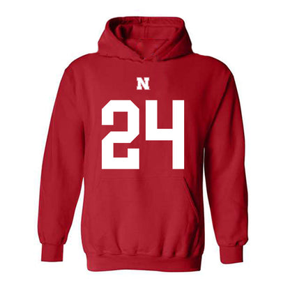 Nebraska - NCAA Football : Dexter Foster - Fashion Shersey Hooded Sweatshirt-0