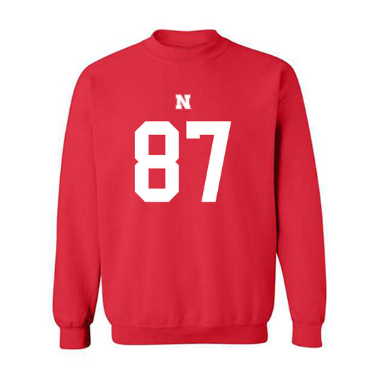 Nebraska - NCAA Football : Mac Markway - Fashion Shersey Crewneck Sweatshirt-0