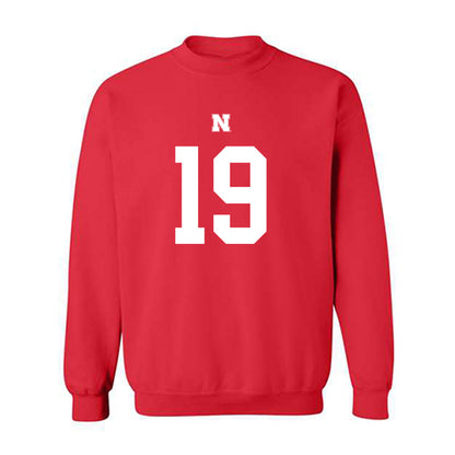 Nebraska - NCAA Football : Cortez Mills - Fashion Shersey Crewneck Sweatshirt-0
