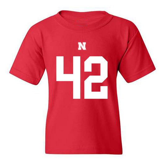 Nebraska - NCAA Football : Derek Wacker - Fashion Shersey Youth T-Shirt-0