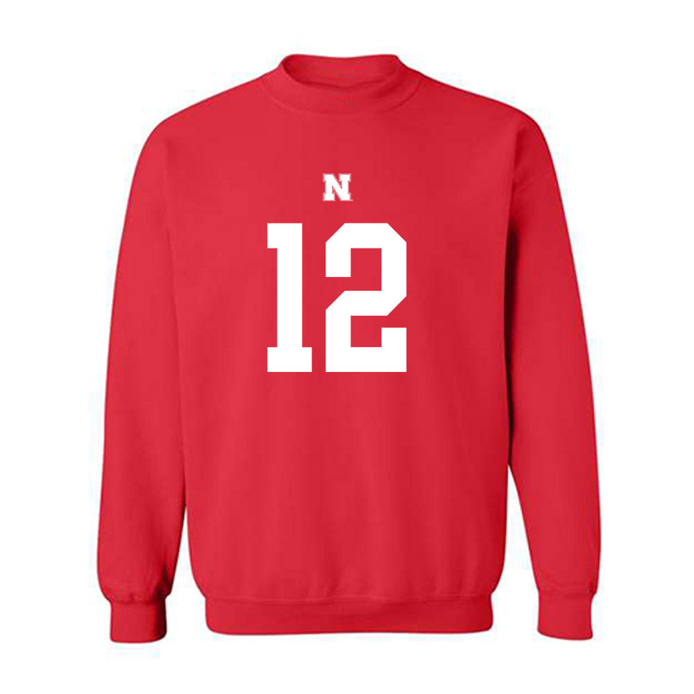 Nebraska - NCAA Football : Daniel Kaelin - Fashion Shersey Crewneck Sweatshirt-0