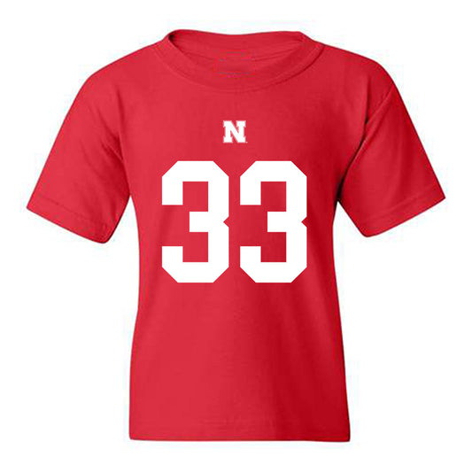 Nebraska - NCAA Football : Owen Chambliss - Fashion Shersey Youth T-Shirt-0