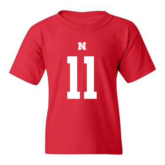 Nebraska - NCAA Football : Demitrius Bell - Fashion Shersey Youth T-Shirt-0