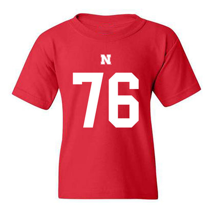 Nebraska - NCAA Football : Rex Waterman - Fashion Shersey Youth T-Shirt-0