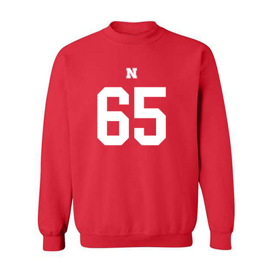 Nebraska - NCAA Football : Paul Mubenga - Fashion Shersey Crewneck Sweatshirt-0