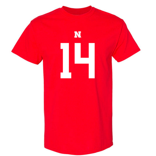 Nebraska - NCAA Football : TJ Lateef - Fashion Shersey T-Shirt-0