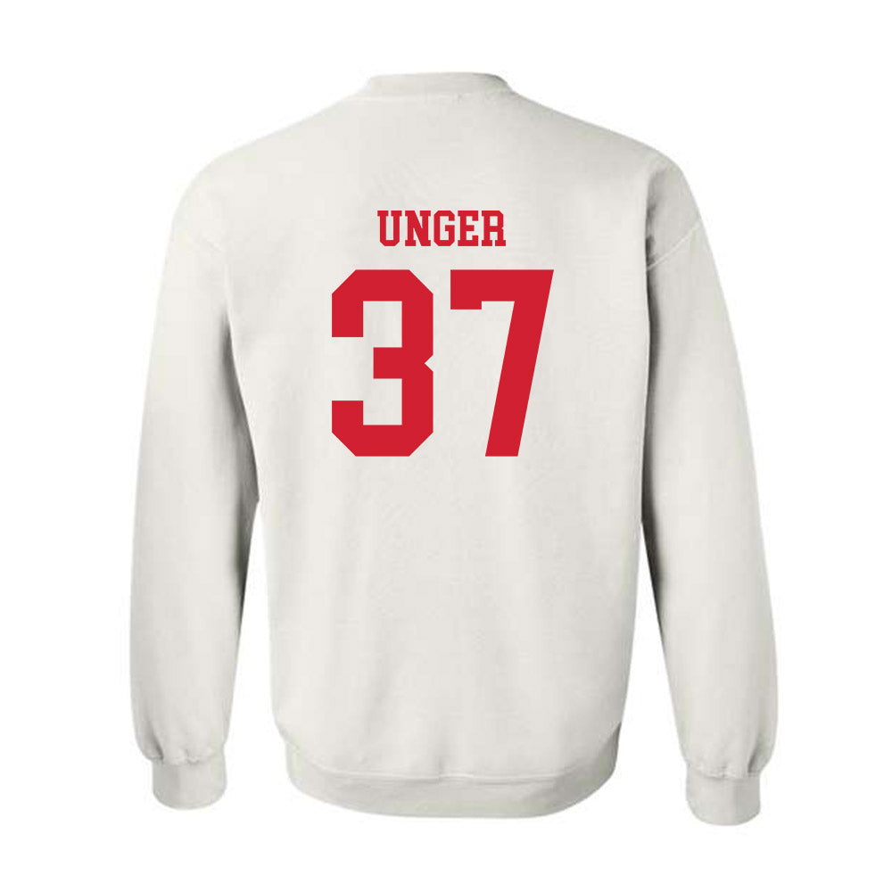 Nebraska - NCAA Baseball : J'Shawn Unger - Sports Shersey Crewneck Sweatshirt-1