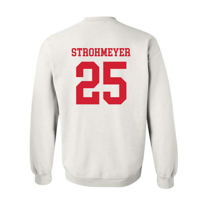 Nebraska - NCAA Baseball : Reed Strohmeyer - Sports Shersey Crewneck Sweatshirt-1