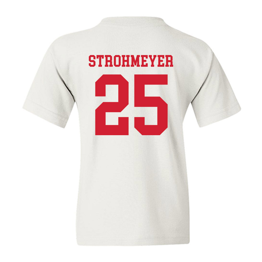 Nebraska - NCAA Baseball : Reed Strohmeyer - Sports Shersey Youth T-Shirt-1