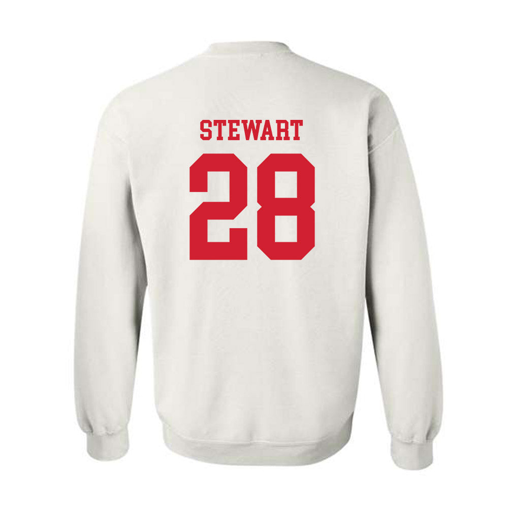 Nebraska - NCAA Baseball : Braxton Stewart - Sports Shersey Crewneck Sweatshirt-1