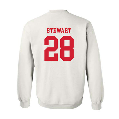 Nebraska - NCAA Baseball : Braxton Stewart - Sports Shersey Crewneck Sweatshirt-1