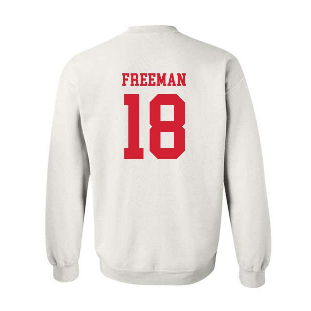 Nebraska - NCAA Baseball : Preston Freeman Freeman - Sports Shersey Crewneck Sweatshirt-1