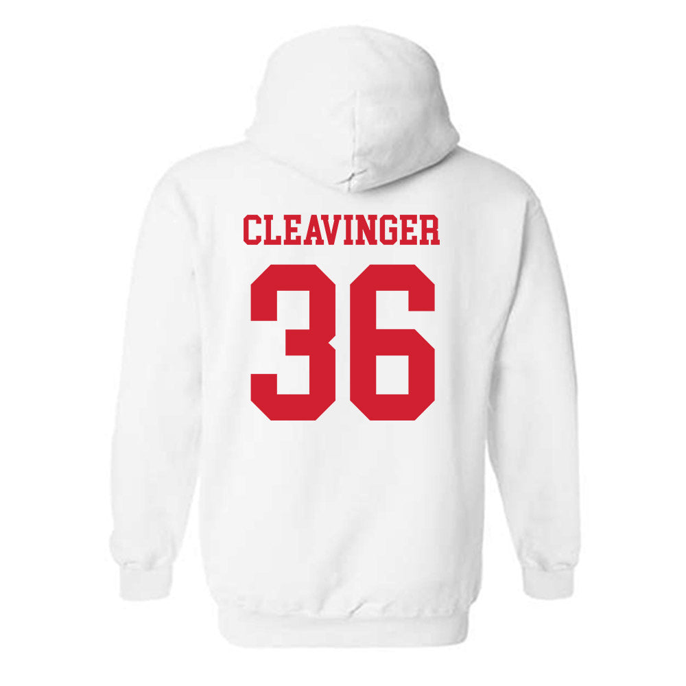 Nebraska - NCAA Baseball : Grant Cleavinger - Sports Shersey Hooded Sweatshirt-1