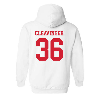 Nebraska - NCAA Baseball : Grant Cleavinger - Sports Shersey Hooded Sweatshirt-1