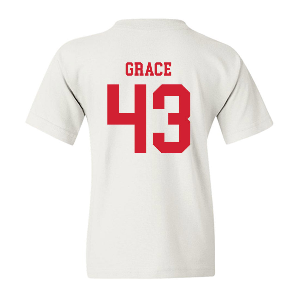 Nebraska - NCAA Baseball : Cooper Grace - Sports Shersey Youth T-Shirt-1