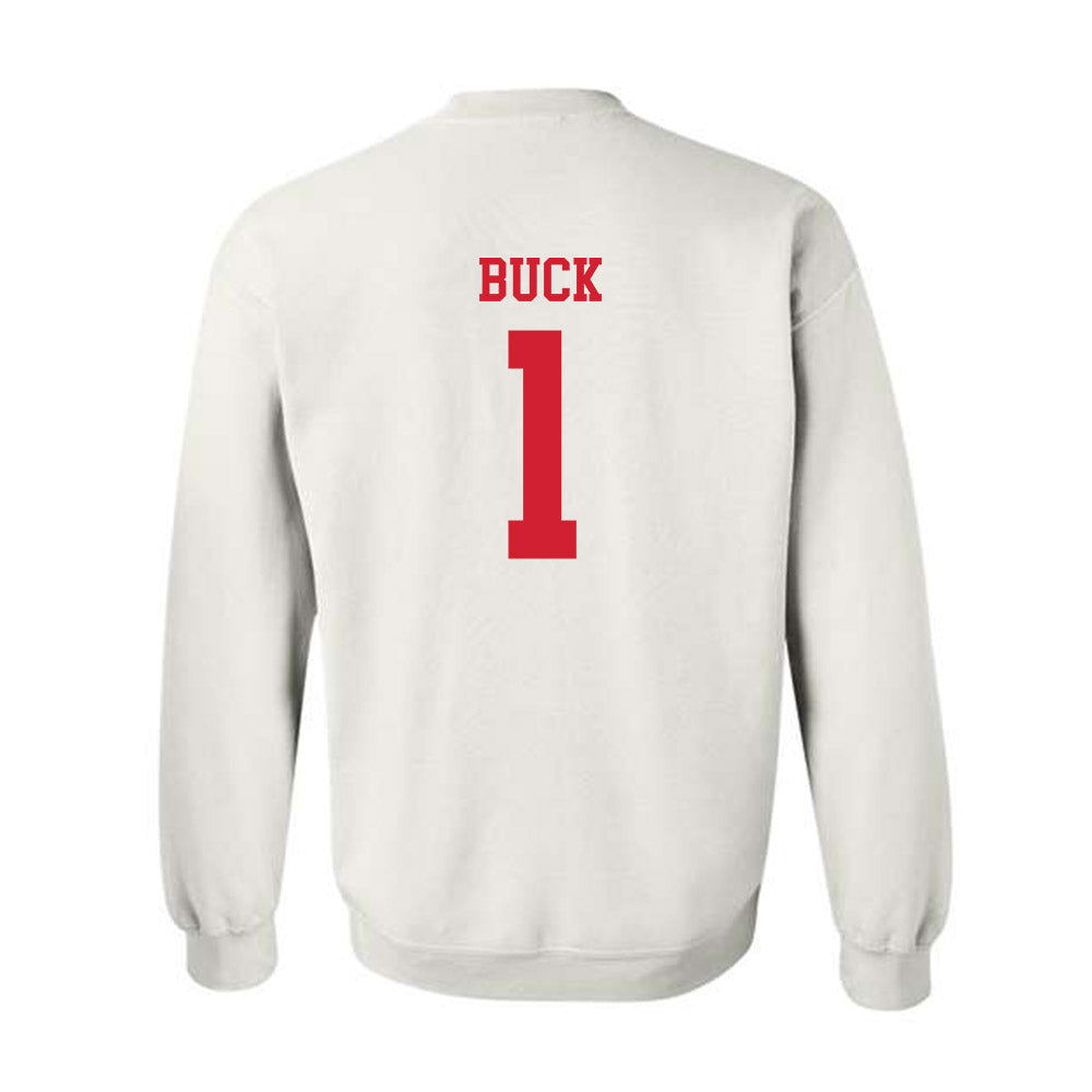 Nebraska - NCAA Baseball : Jett Buck - Sports Shersey Crewneck Sweatshirt-1