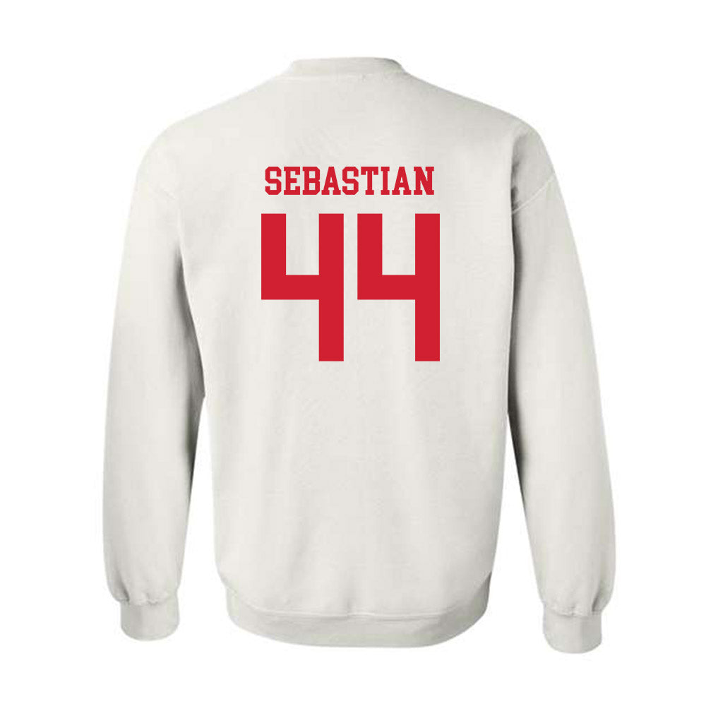 Nebraska - NCAA Baseball : Blake Sebastian - Sports Shersey Crewneck Sweatshirt-1