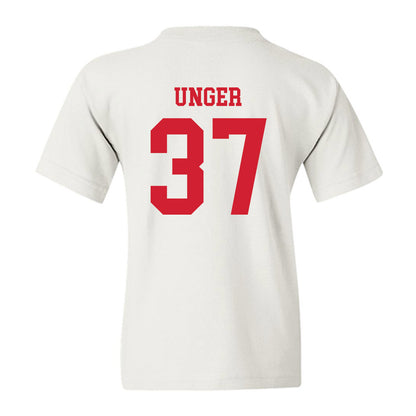 Nebraska - NCAA Baseball : J'Shawn Unger - Sports Shersey Youth T-Shirt-1