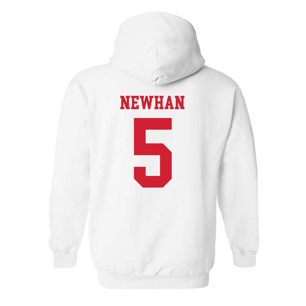 Nebraska - NCAA Baseball : Nico Newhan - Sports Shersey Hooded Sweatshirt-1