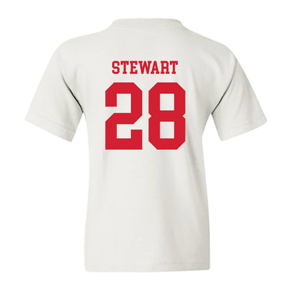 Nebraska - NCAA Baseball : Braxton Stewart - Sports Shersey Youth T-Shirt-1