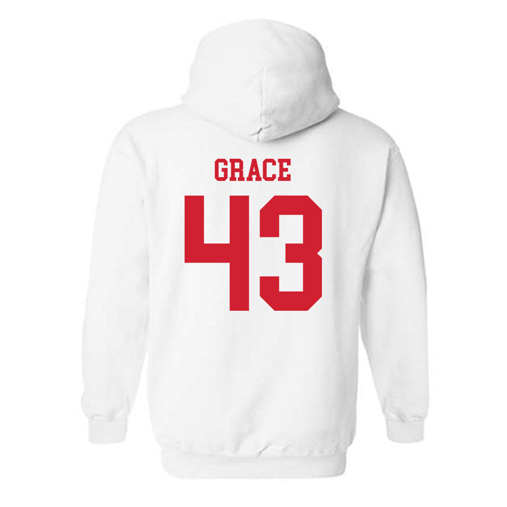 Nebraska - NCAA Baseball : Cooper Grace - Sports Shersey Hooded Sweatshirt-1