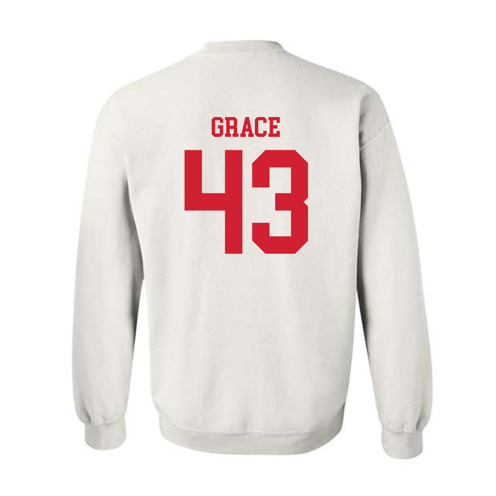 Nebraska - NCAA Baseball : Cooper Grace - Sports Shersey Crewneck Sweatshirt-1