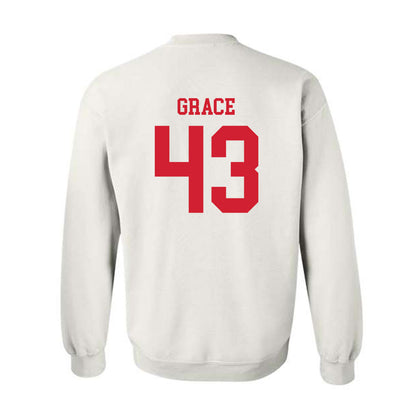 Nebraska - NCAA Baseball : Cooper Grace - Sports Shersey Crewneck Sweatshirt-1