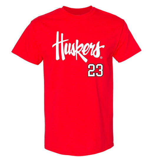 Nebraska - NCAA Softball : Lorin Boutte - Sports Shersey T-Shirt-0