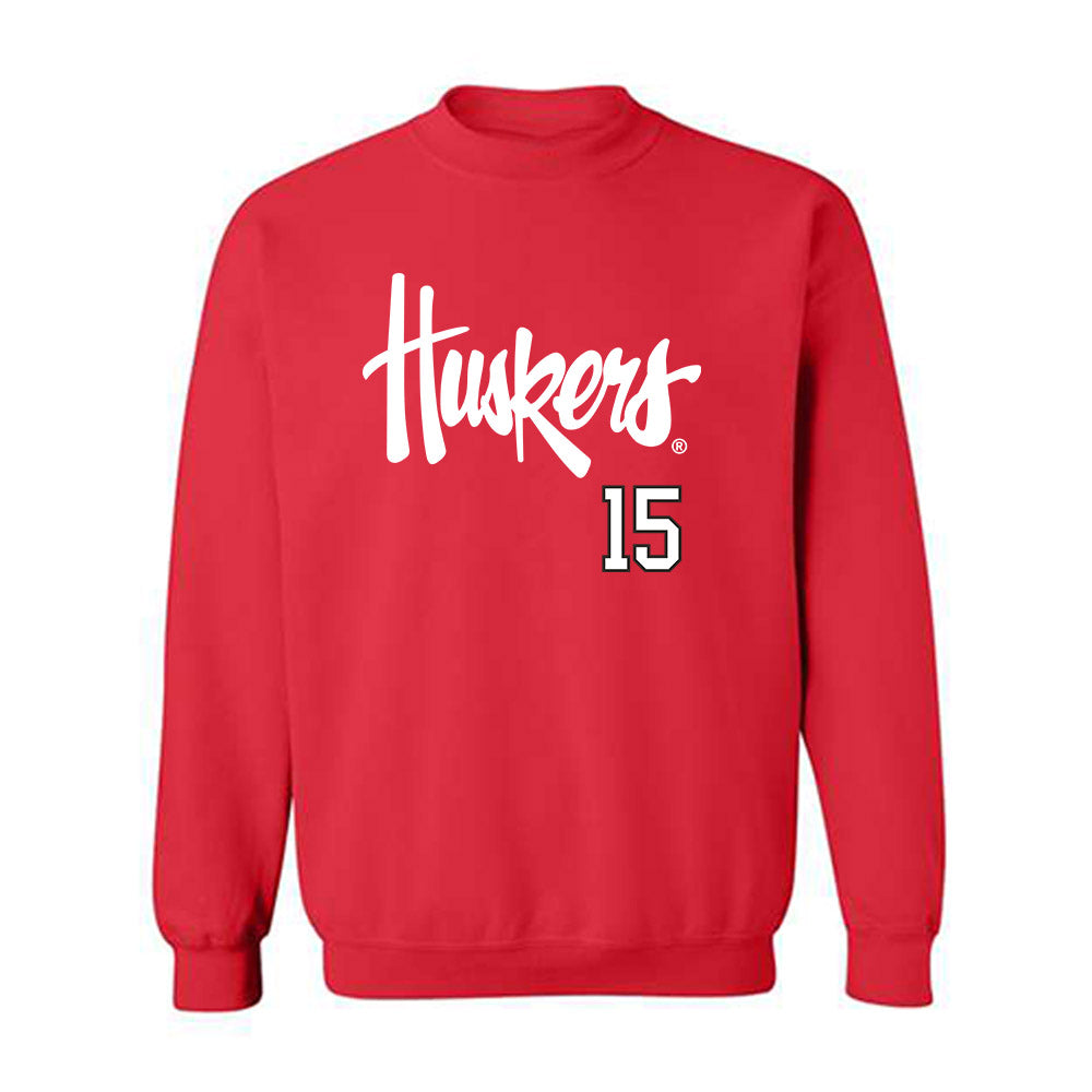 Nebraska - NCAA Softball : Kennadi Williams - Sports Shersey Crewneck Sweatshirt-0