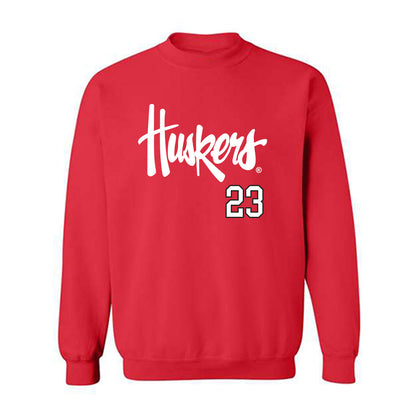 Nebraska - NCAA Softball : Hannah Coor - Sports Shersey Crewneck Sweatshirt-0