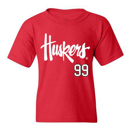 Nebraska - NCAA Softball : Alexis Jensen - Sports Shersey Youth T-Shirt-0